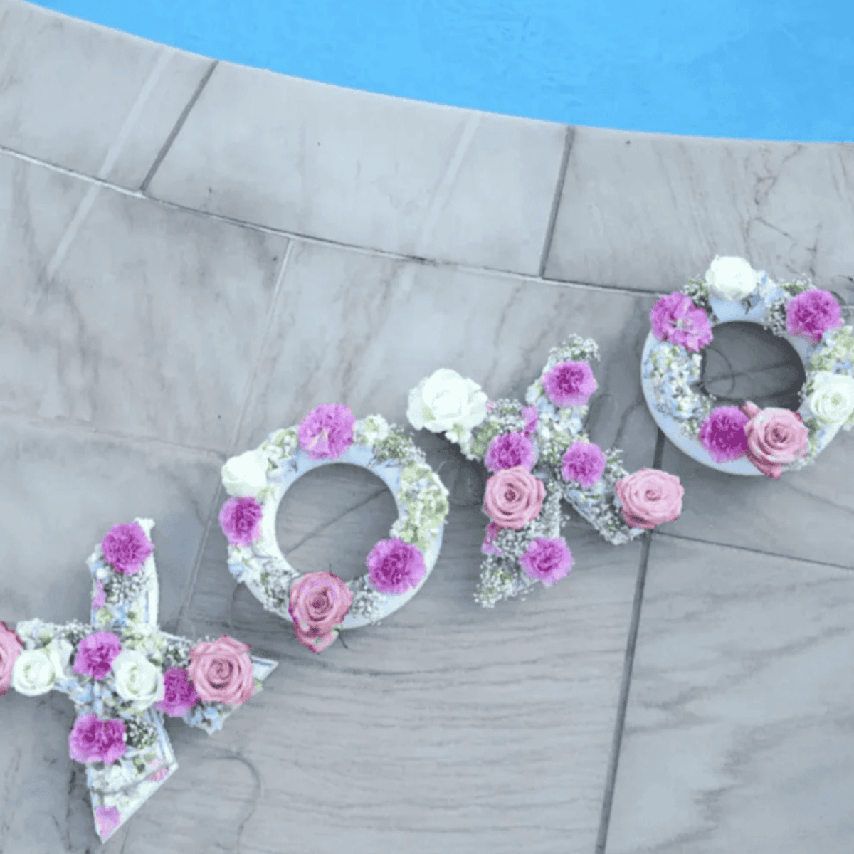 Floating Letters β Custom Pool Message Setup - Bali Floating Company - decorations