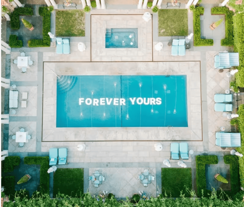 Floating Letters – Custom Pool Message Setup - Bali Floating Kitchen - decorations