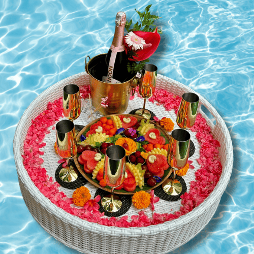 Fresh Tropical Fruit Basket – Floating Brunch Tray - Bali Floating Kitchen - f&b