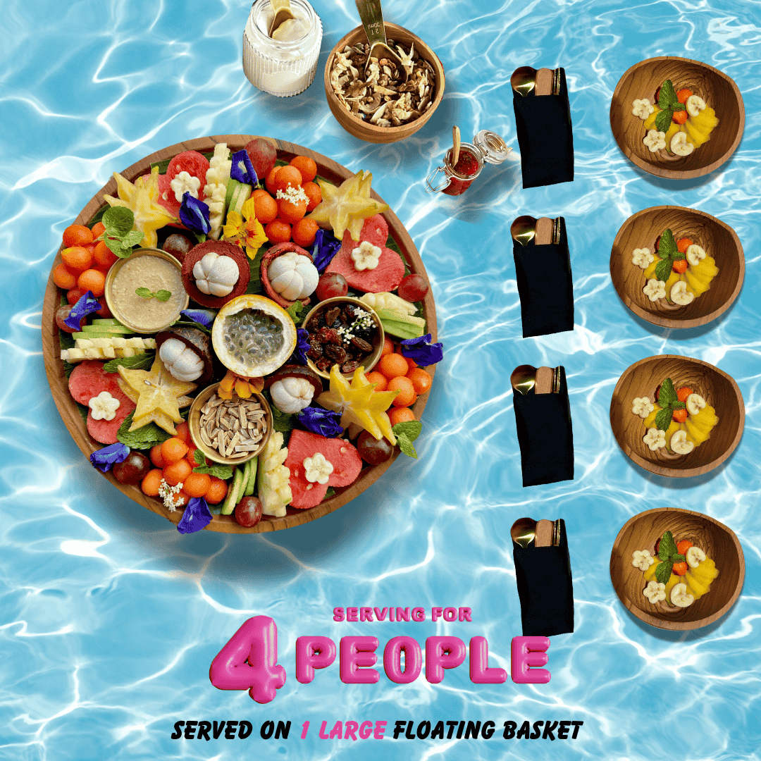 🥣😋 Granola & Yogurt Parfait – Vegetarian Floating Breakfast in Bali - Bali Floating Kitchen - f&b