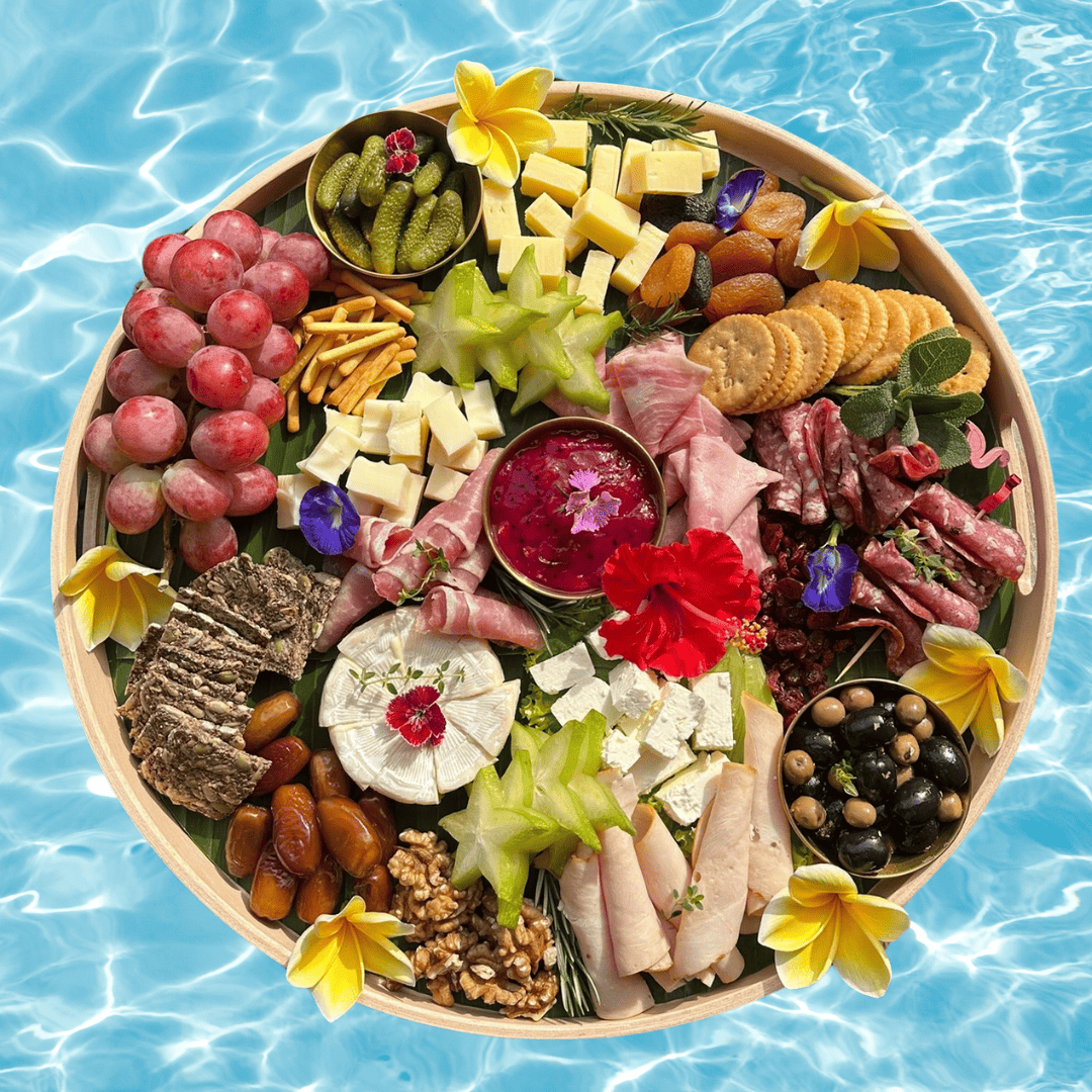 ๐ง Luxury Charcuterie & Cheese Board โ Grazing Platter Delivery in Bali - Bali Floating Kitchen - f&b