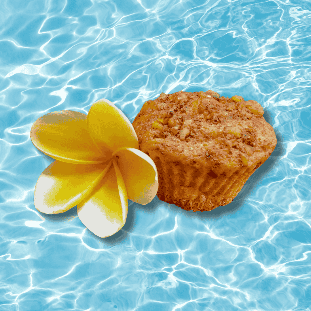Mini Papaya Muffin - Freshly Baked Tropical Breakfast Treat - Bali Floating Kitchen - f&b