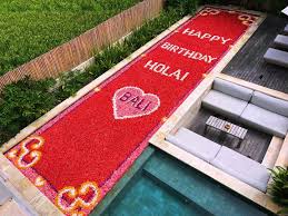 ๐บ Pool Flower Decor โ Tropical Floating Petals - Bali Floating Kitchen -