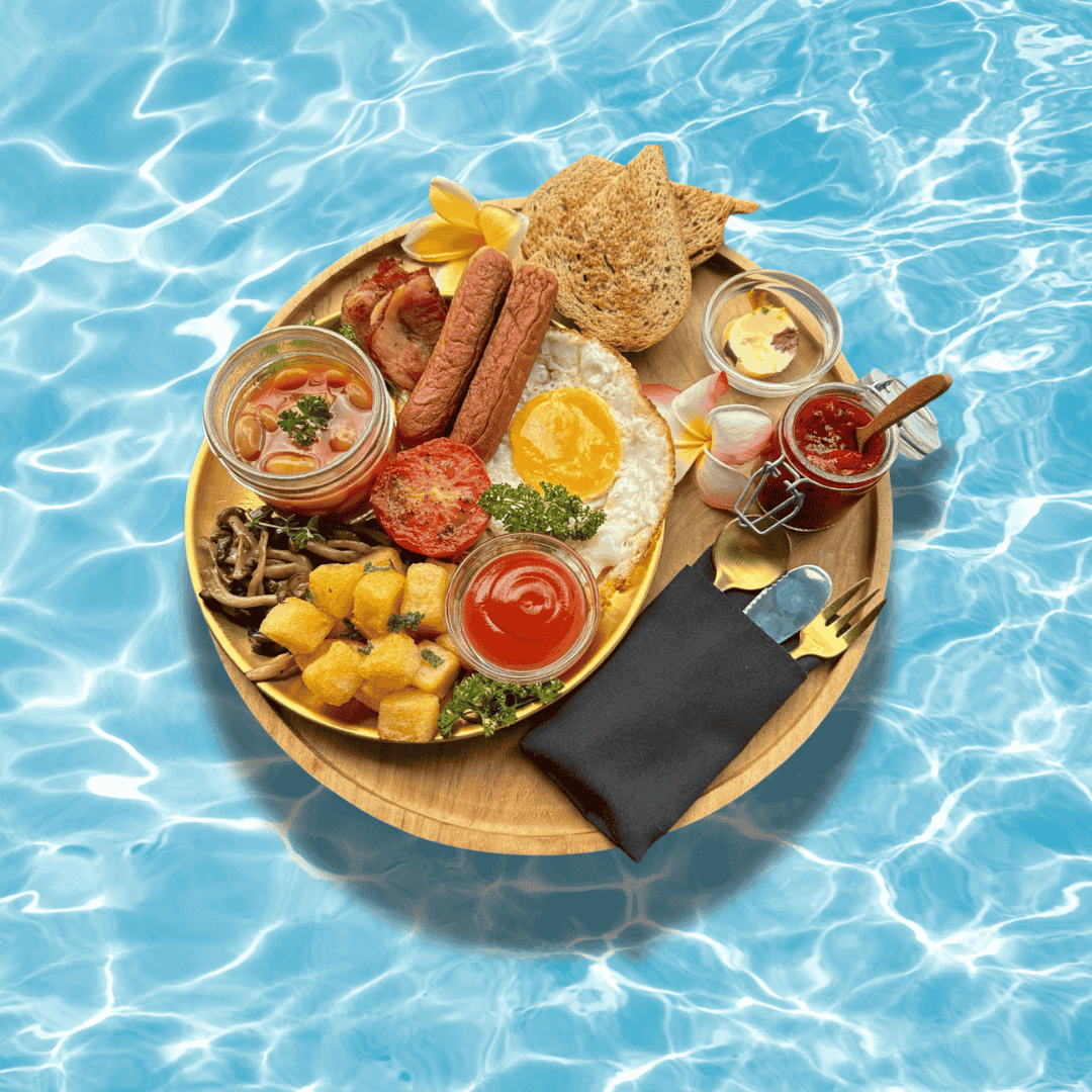 Vegetarian English Breakfast โ Dietary Style - Bali Floating Kitchen - f&b