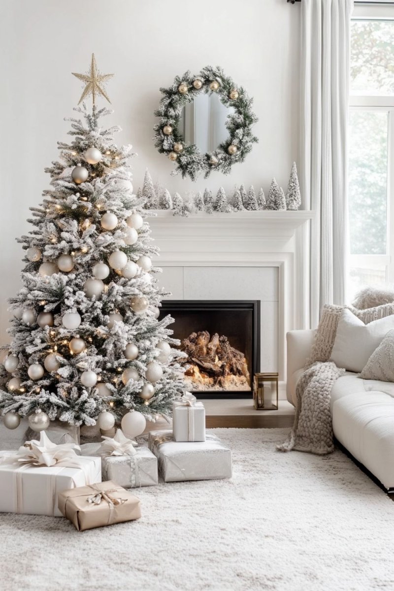 White Winter Wonderland Christmas Setup in Bali - Bali Floating Company -