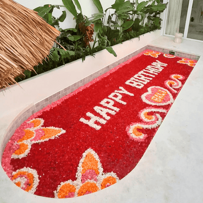 🌺 Pool Flower Decor – Tropical Floating Petals