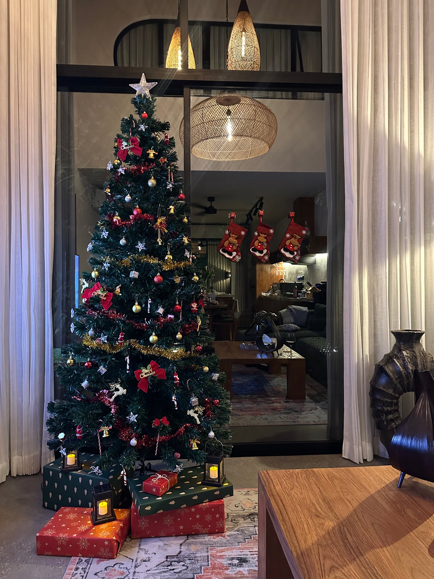 Classic Christmas Villa Setup in Bali