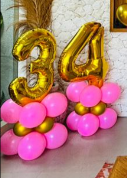 Age Balloon Centerpiece - Bali Floating Company -