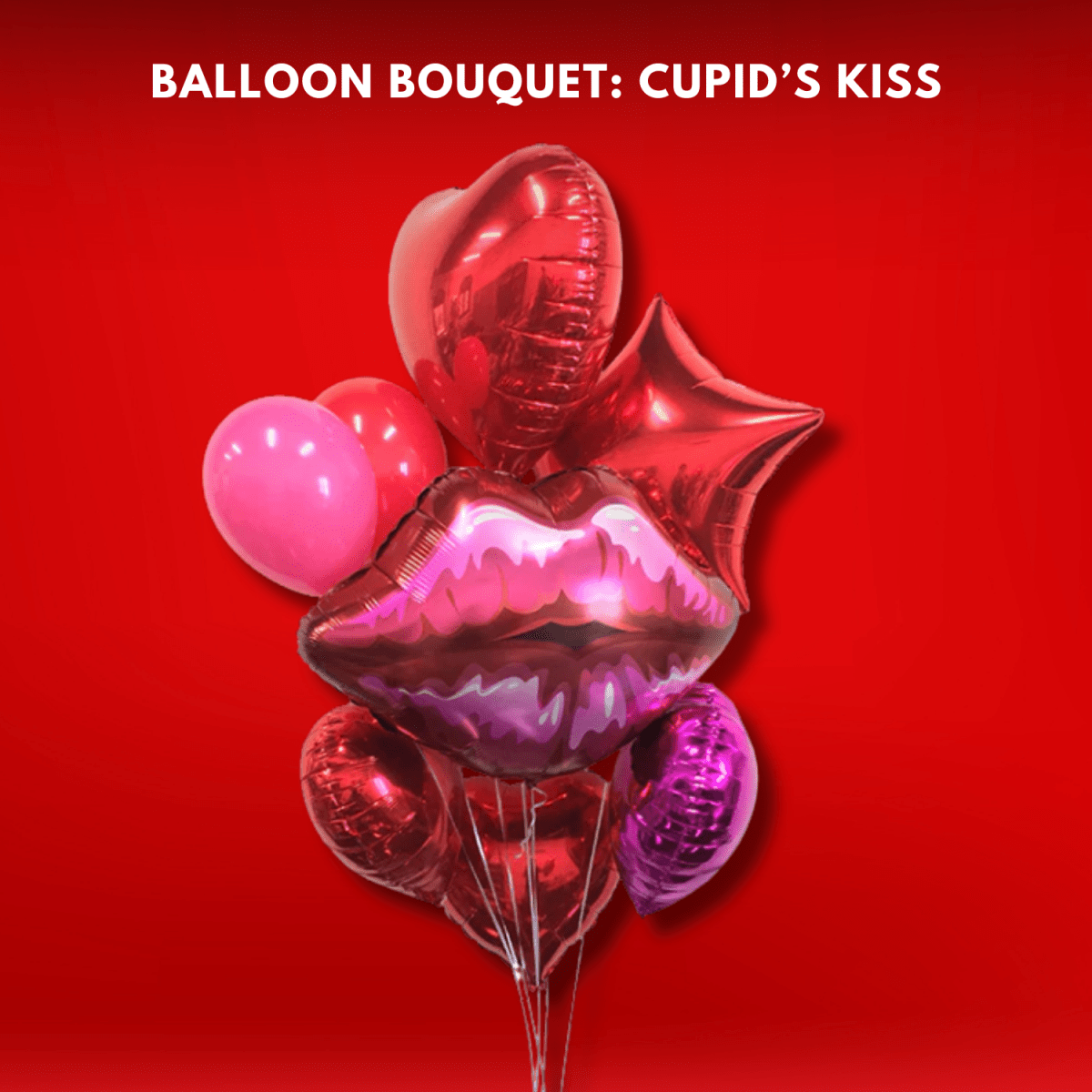 Balloon Bouquet Cupid's Kiss - Bali Floating Company - decorations