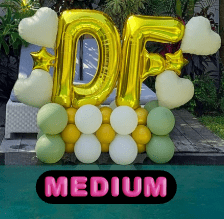 Balloon Centerpiece Size - Bali Floating Company - decorations