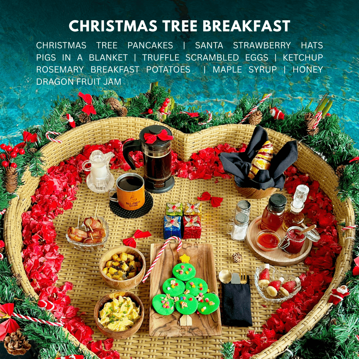 Christmas Floating Breakfast Special - Bali Floating Company - 