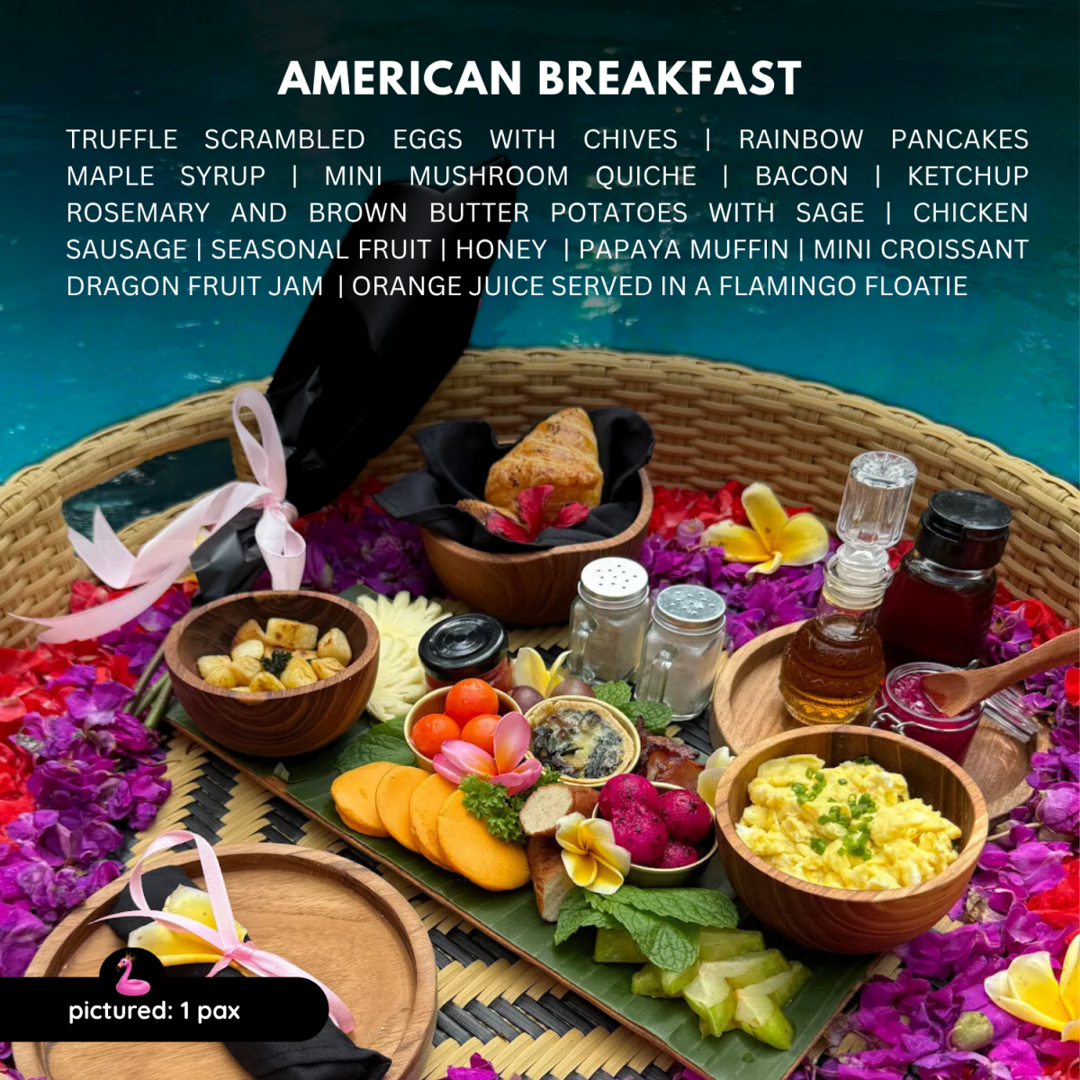 🇺🇸 Floating American Breakfast - Bali Floating Company - f&b