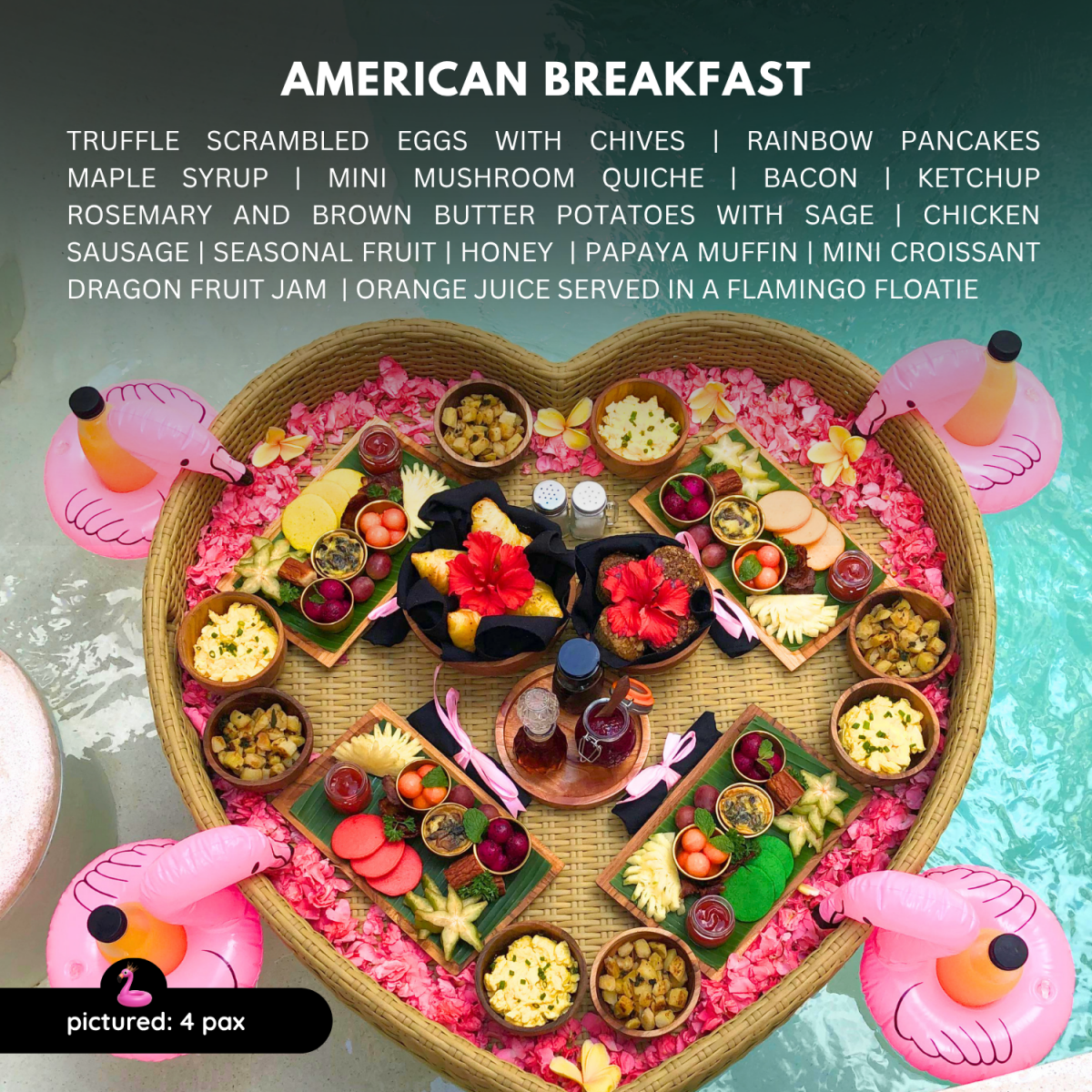 🇺🇸 Floating American Breakfast - Bali Floating Company - f&b