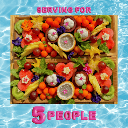 🍇🍉🍍 Floating Fruit Plate - Bali Floating Kitchen - f&b
