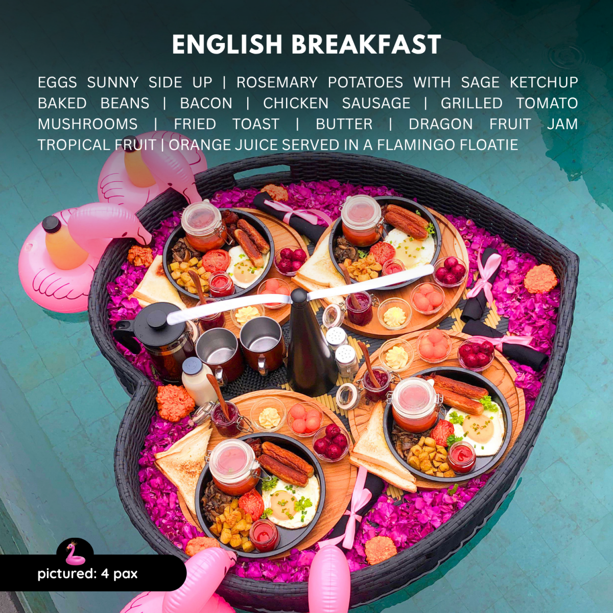 🍳🏴󠁧󠁢󠁥󠁮󠁧󠁿 Floating Full English Breakfast - Bali Floating Company - f&b