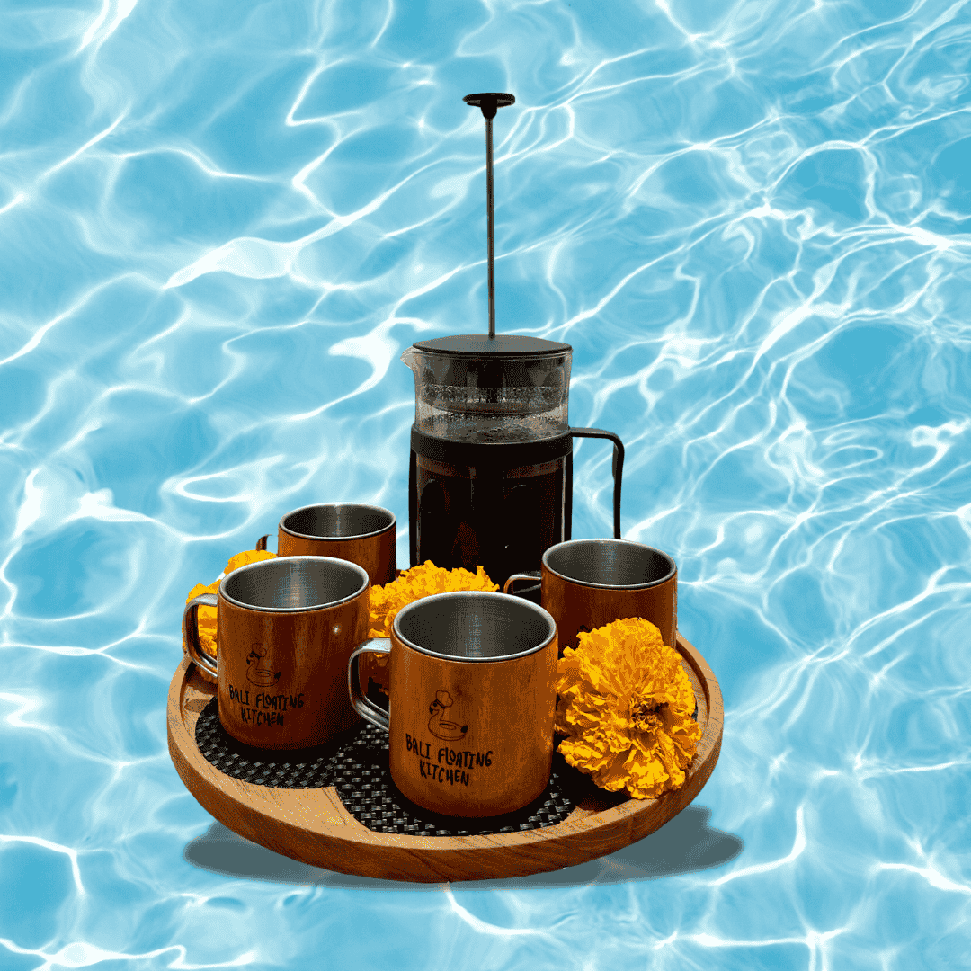 ☕️ French Press Coffee – Freshly Brewed & Villa - Delivered in Bali - Bali Floating Kitchen - f&b