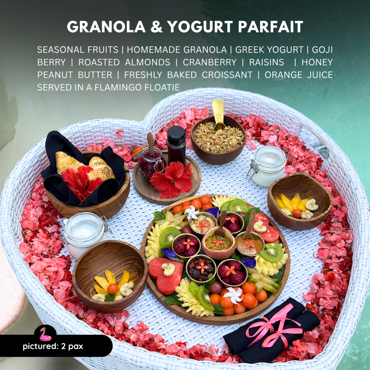 Granola & Yogurt Parfait - Bali Floating Company - f&b