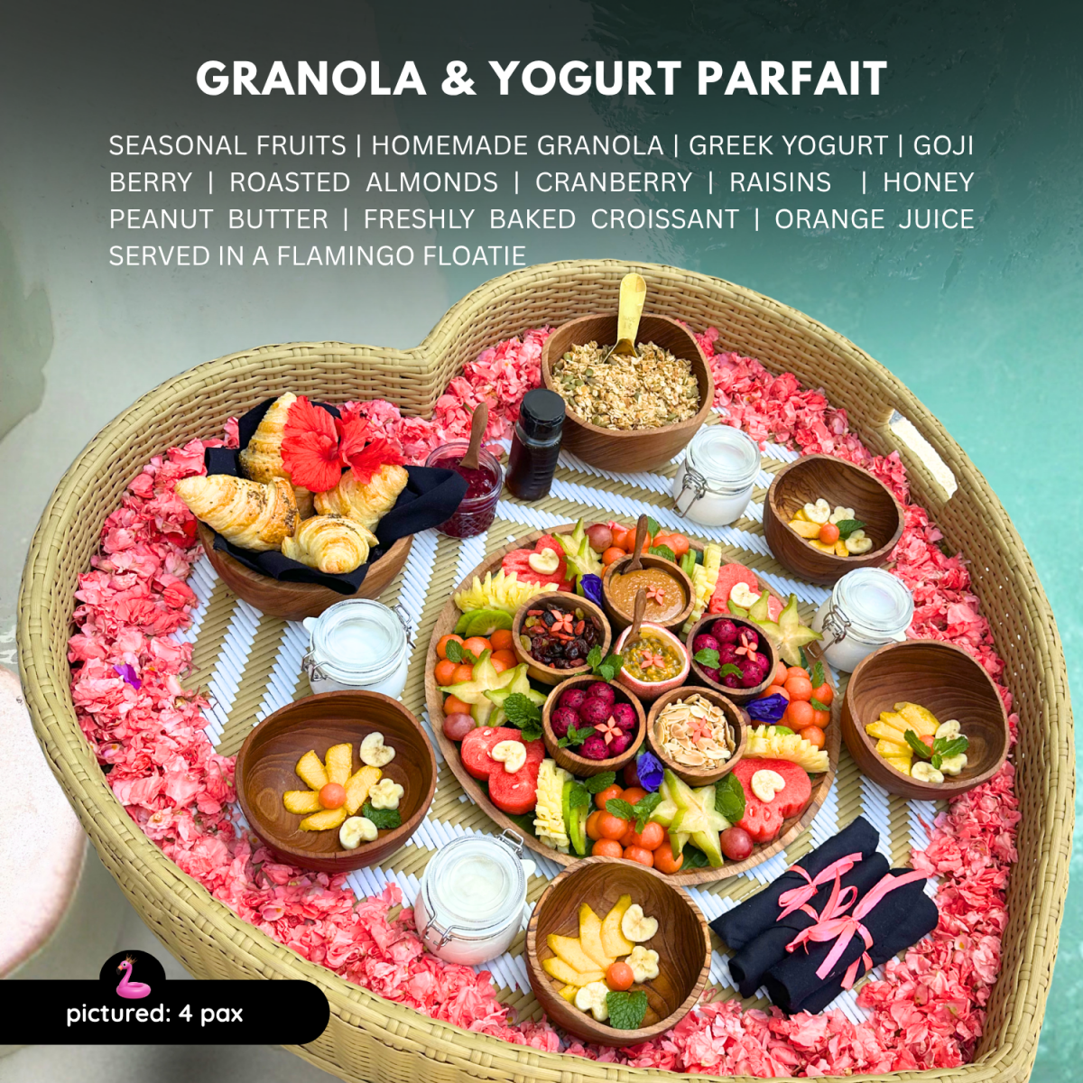 Granola & Yogurt Parfait - Bali Floating Company - f&b