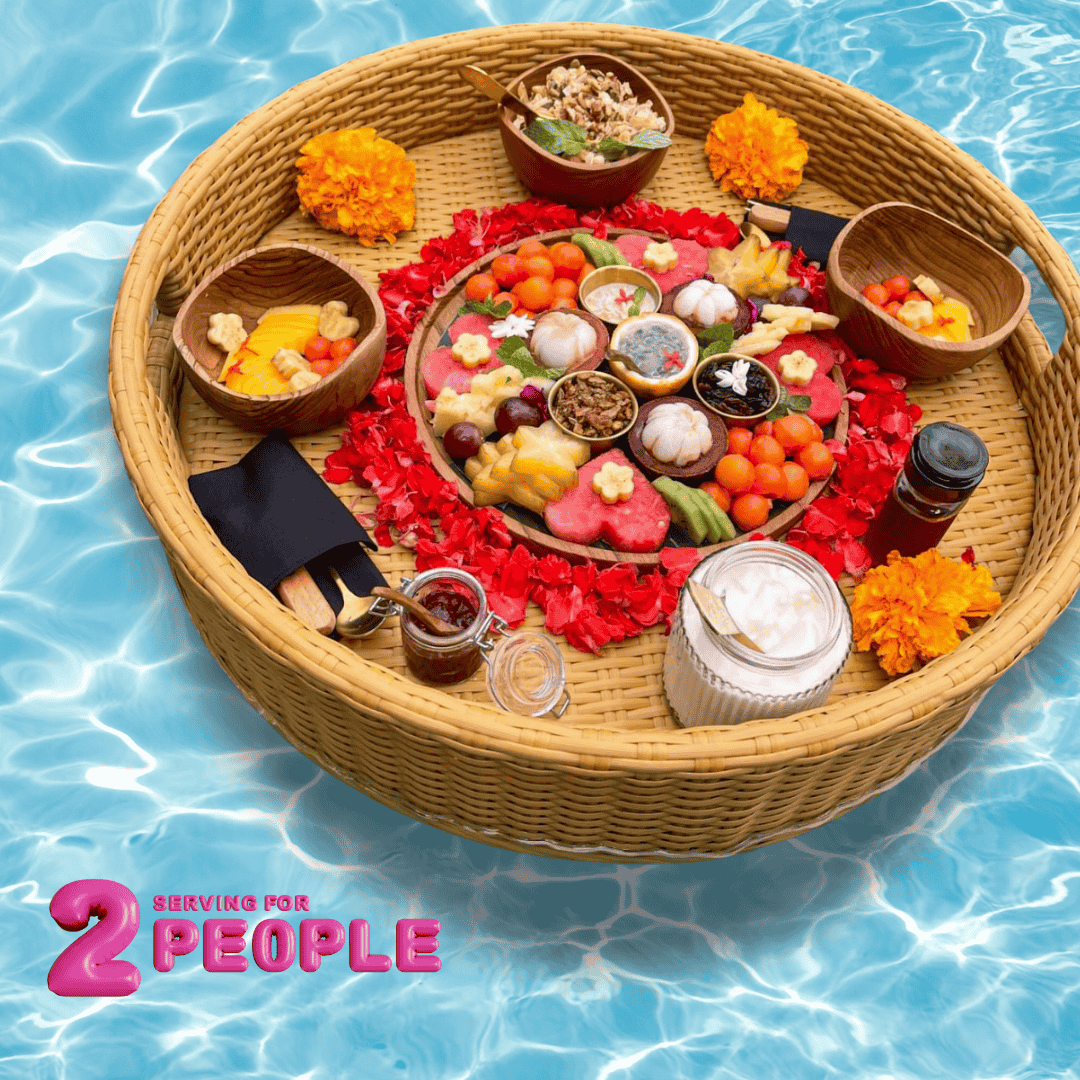 🥣😋 Granola & Yogurt Parfait – Vegetarian Floating Breakfast in Bali - Bali Floating Kitchen - f&b