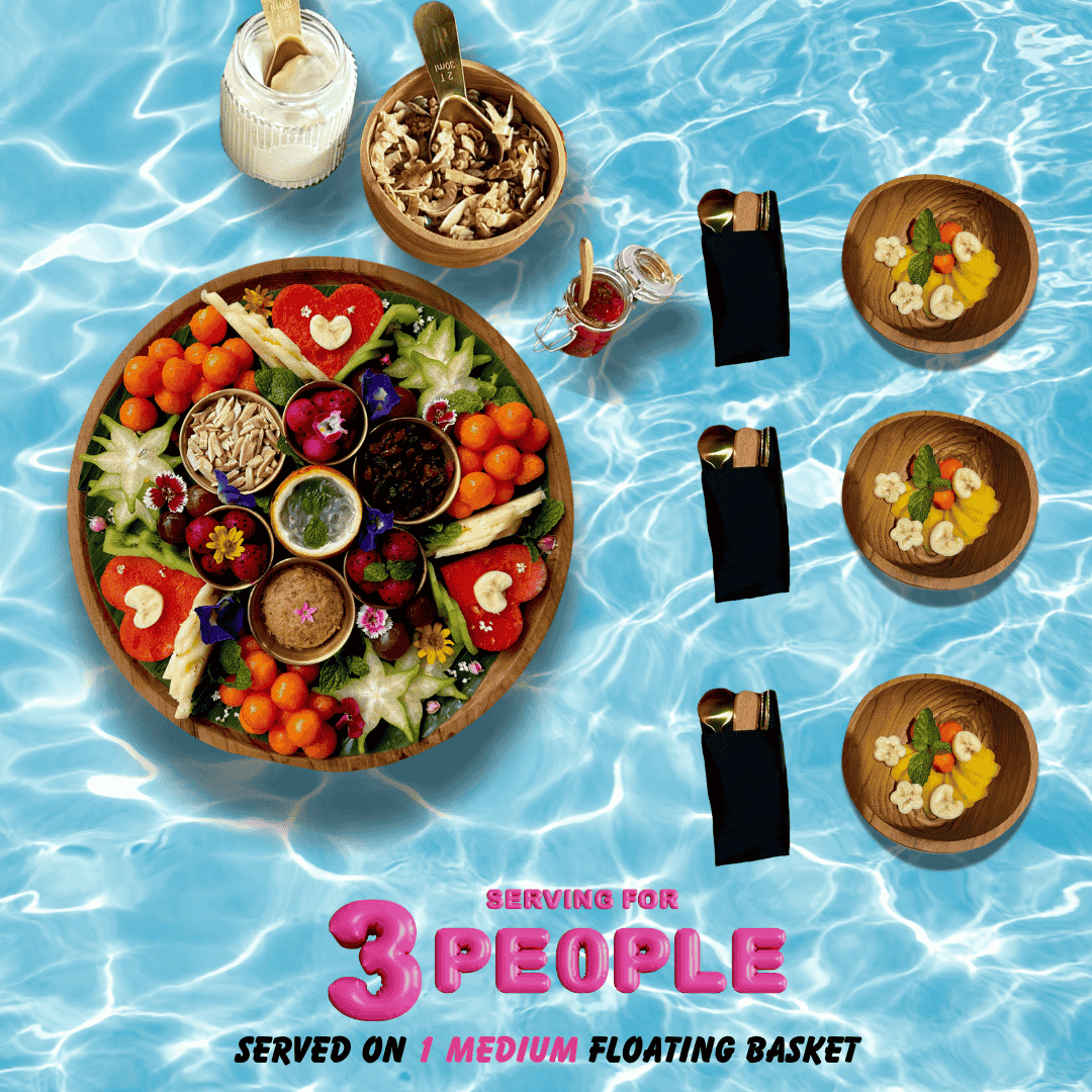 🥣😋 Granola & Yogurt Parfait – Vegetarian Floating Breakfast in Bali - Bali Floating Kitchen - f&b