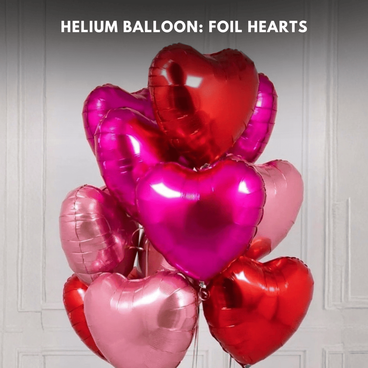 Helium Balloon Foil Heart - Bali Floating Company - 
