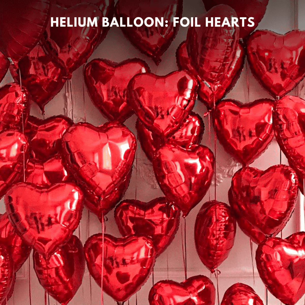 Helium Balloon Foil Heart - Bali Floating Company - 