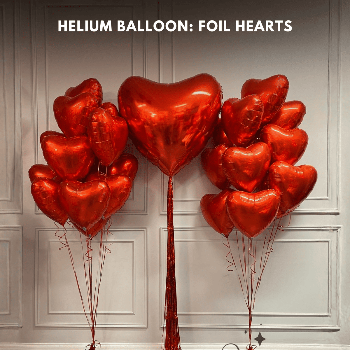 Helium Balloon Foil Heart - Bali Floating Company - 