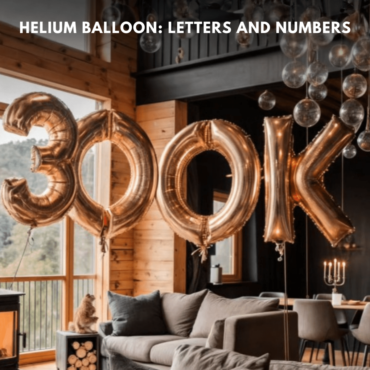 Helium Balloon Numbers and Letters - Bali Floating Company - 