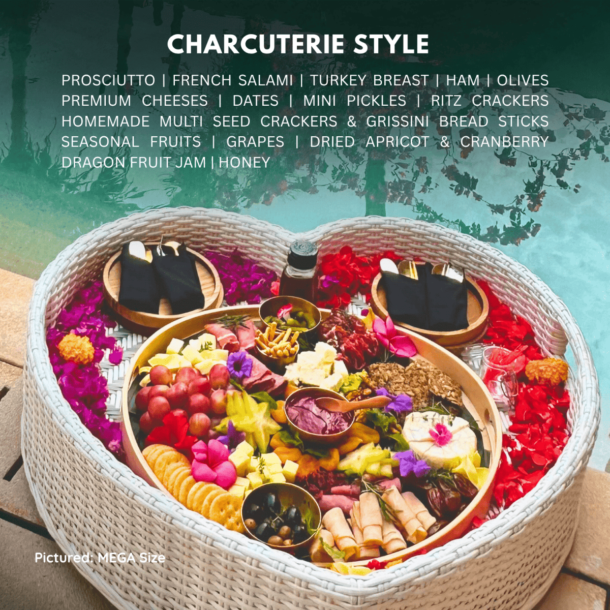 🧀 Luxury Charcuterie & Cheese Board – Grazing Platter Delivery in Bali - Bali Floating Company - f&b